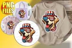 Bright TOTE BAG Magic PNG, American Dog Product Image 1