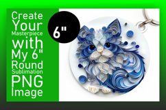 Cheerful Cat Circlets: 3D Sublimation Gallery Product Image 1