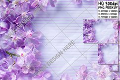 Petal Panels: Floral-Edged Notebook Lines Product Image 1