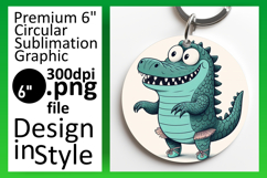 Stylish Circle Design for Keychains , Monster Product Image 1