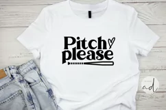 Pitch Please SVG DXF PNG JPG | Baseball Svg Product Image 5