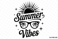 Summer Vibes svg | Summer Svg | Svg Cut Files Product Image 1