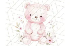 Pastel Pink Fairy Garden Clipart, Enchanted Cottagecore Png Product Image 4