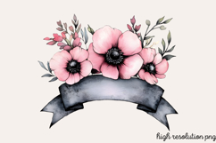 Pink Black Easter Clipart PNG Product Image 1