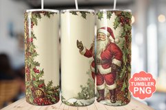 Santa Christmas Tumbler | Christmas Tumbler Wrap Product Image 1