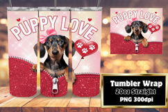VIBRANT 20oz Tumbler Artwork for DIY , Valentines Product Image 1