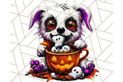 Spooky Café Cuties Halloween PNG Clipart, Holiday Elements Product Image 4