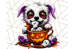 Spooky Café Cuties Halloween PNG Clipart, Holiday Elements Product Image 4
