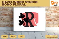 Hazelwood Studio Boho Floral Monogram Product Image 1