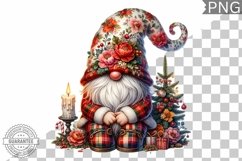 Christmas Gnome Sublimation - Clipart PNG Design Product Image 1