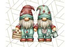 Farmer Gnome Clipart, Cute Farm Gnomes PNG Illustrations Product Image 4