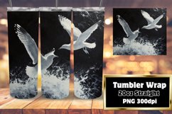 Stylish Bird Print Tumbler - 20oz Product Image 1