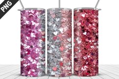 Red Plaid Tumbler Design | Valentine&#039;s Day Tumbler Wrap Product Image 3