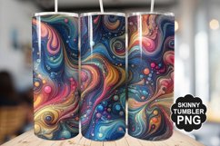 Closeup of Abstract Tumbler Warp - Tumbler PNG Design Product Image 1
