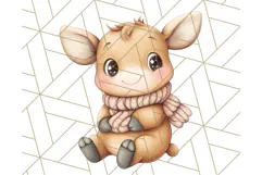 Woodland Nursery Baby Animals And Fantasy Forest PNG Clipart Product Image 4