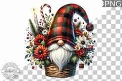 Christmas Gnome Sublimation - Clipart PNG Bundle Product Image 4