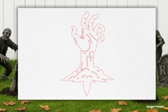 Zombie Hand Garden Stake Laser Cut | Glowforge | SVG Product Image 3