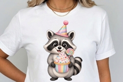 Candy Lollipop Birthday Animals PNG Clipart, Cute Pastel Product Image 5