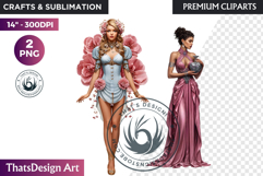 Romantic Couple Fantasy Bride Graphics valentines day png Product Image 1