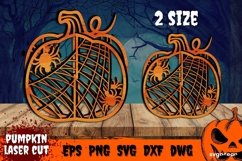 Halloween Pumpkin Laser Cut | Svg Bundle | 3D Pumpkin Product Image 3