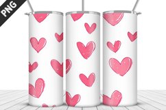 Lovely Hearts Tumbler Design | Valentine&#039;s Day Tumbler Wrap Product Image 5