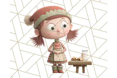 Santa Claus Clipart, North Pole Holiday PNG Graphics Product Image 4
