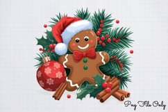 Gingerbread Man Clipart PNG Product Image 1