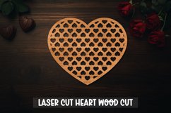 Heart SVG,Laser Cut, Valentine Heart laser Cut Product Image 1