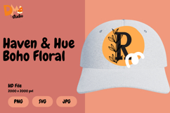 Haven &amp; Hue Boho Floral Monogram Product Image 1