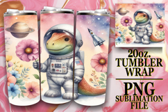 Serene Days 20oz tumbler wrap, Dino Product Image 1