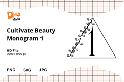 Cultivate Beauty Monogram Product Image 1