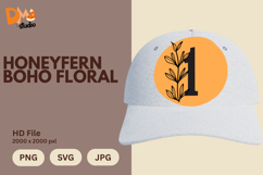 Honeyfern Boho Floral Monogram Product Image 1