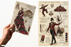 Ephemera Circus Junk Journal Pages - Junk Journal Pack Product Image 4