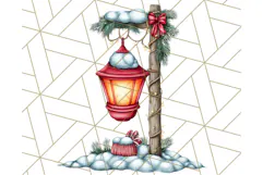 Christmas North Pole Village PNG Clipart, Cute Holiday Art Product Image 4
