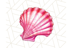 Pink Summer Clipart, Cute Beach Icons, Aesthetic PNG Product Image 4