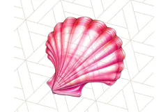 Pink Summer Clipart, Cute Beach Icons, Aesthetic PNG Product Image 4