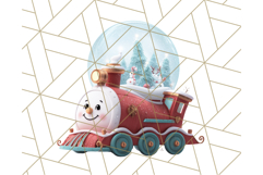 Christmas Train Ride PNG Clipart with Yeti and Elves Product Image 4
