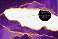 Gold and Purple Watercolour Borders Product Image 4