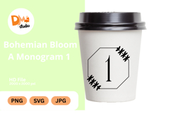 Bohemian Bloom Monogram Product Image 1