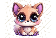 Safari Animals Clipart Png, Cute Kawaii Style for Crafts Product Image 4