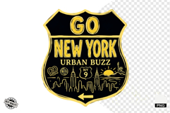 Summer Travel Road Signs PNG Clipart Product Image 1