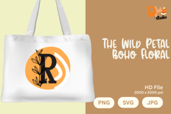 The Wild Petal Boho Floral Monogram Product Image 1