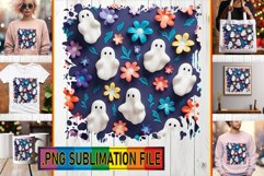 Halloween Ghost Printable Art PNG Product Image 1