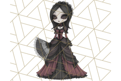Gothic Halloween Clipart Dark Aesthetic PNG, Halloween Png Product Image 4