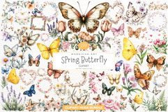 Spring Butterfly Clipart Product Image 1