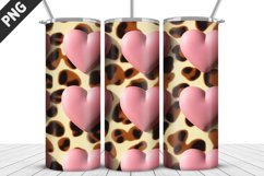 Valentines Love Skinny Tumbler PNG Wrap| Valentines Tumbler Product Image 5