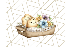 Cottagecore Kitchen Chicken Clipart PNG, Fairytale Style Product Image 4