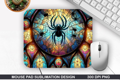 Spiders Mouse Pad Sublimation,Halloween Mouse Pad PNG Design Product Image 1