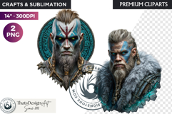 Viking Mythology Giants Clipart, Norse Jotuns gods Product Image 1
