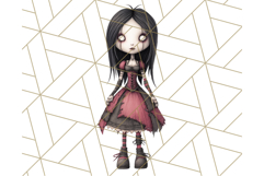 Creepy Dolls Clipart PNG Haunted Toy Characters Product Image 4